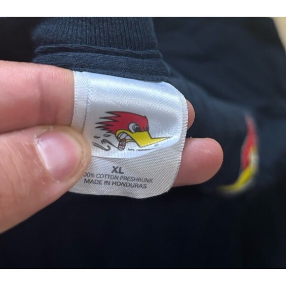 Vintage Mr Horsepower Shirt Mens XL Black Clay Smith Speed Shop Woodpecker Logo - Picture 6 of 7